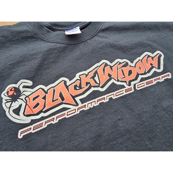 Black Widow Performance Gear Graphic Shirt "Wide F#!kin Open" Mens XXL - Picture 3 of 6